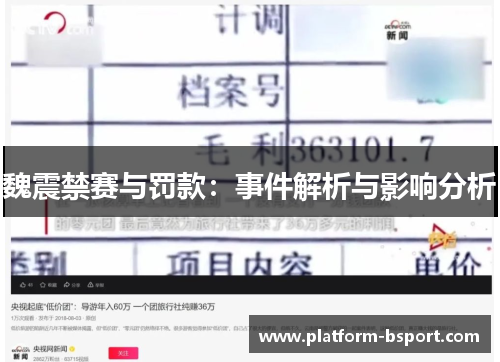 魏震禁赛与罚款：事件解析与影响分析