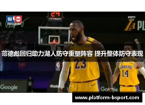 范德彪回归助力湖人防守重塑阵容 提升整体防守表现