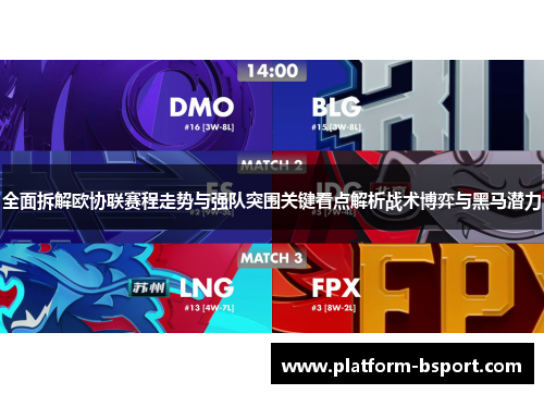 全面拆解欧协联赛程走势与强队突围关键看点解析战术博弈与黑马潜力 全面拆解欧协联赛程走势与强队突围关键看点解析战术博弈与黑马潜力
